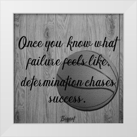 Success Drive White Modern Wood Framed Art Print by Phillip, Jamie