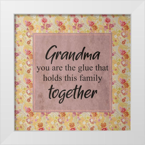Grandma White Modern Wood Framed Art Print by Phillip, Jamie