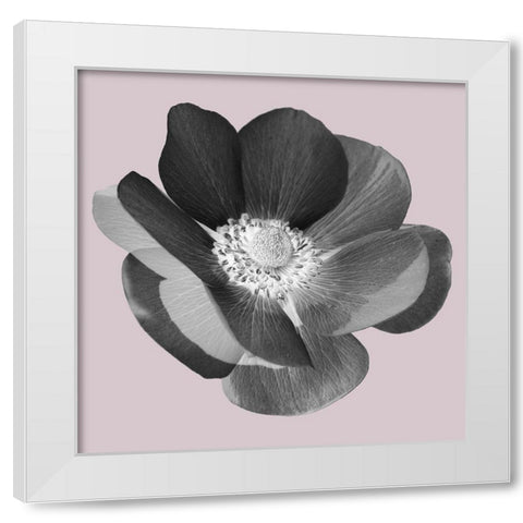 My Heart White Modern Wood Framed Art Print by Phillip, Jamie