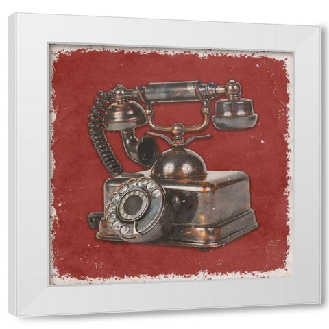 Phone Home 2 White Modern Wood Framed Art Print by Phillip, Jamie