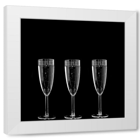 Wine 3 White Modern Wood Framed Art Print by Phillip, Jamie