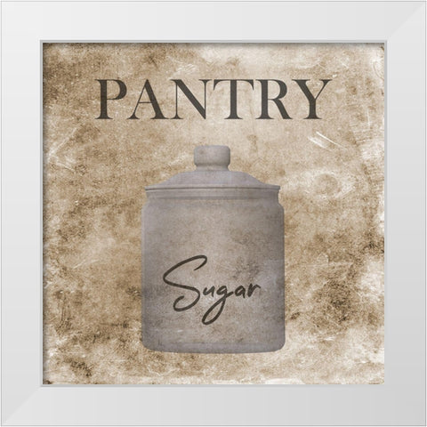 Pantry White Modern Wood Framed Art Print by Phillip, Jamie