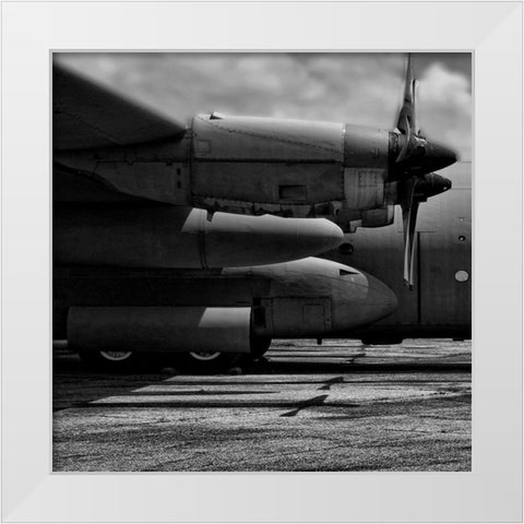 Air Plane 2 White Modern Wood Framed Art Print by Phillip, Jamie