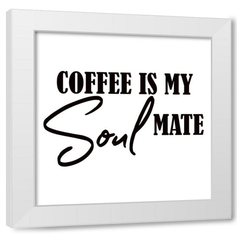Coffee 2 White Modern Wood Framed Art Print by Phillip, Jamie