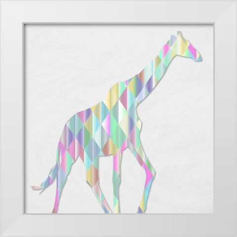 Prismaraft White Modern Wood Framed Art Print by Phillip, Jamie