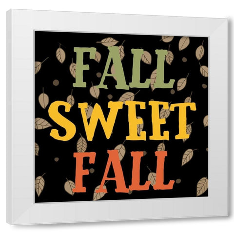 Sweet Fall White Modern Wood Framed Art Print by Phillip, Jamie