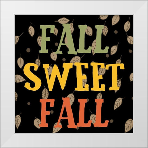 Sweet Fall White Modern Wood Framed Art Print by Phillip, Jamie