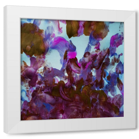 Yanny Flower White Modern Wood Framed Art Print by Phillip, Jamie