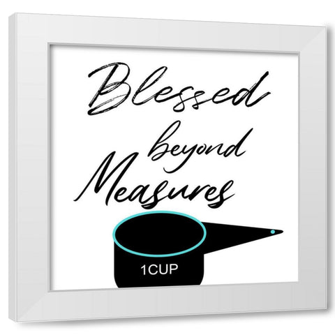 1 Cup White Modern Wood Framed Art Print by Phillip, Jamie