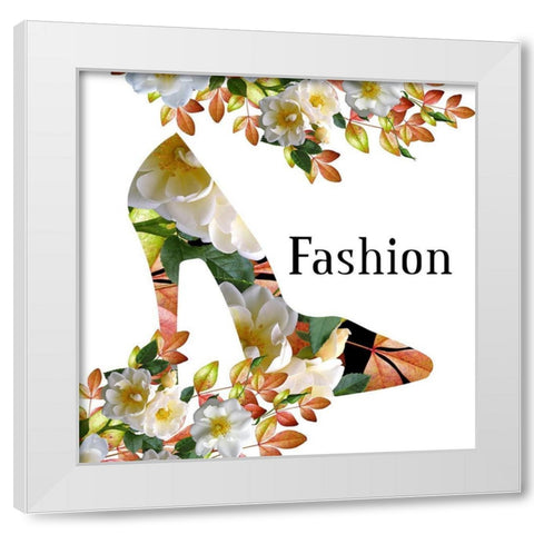 Fashion Week 2 White Modern Wood Framed Art Print by Phillip, Jamie