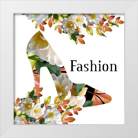 Fashion Week 2 White Modern Wood Framed Art Print by Phillip, Jamie