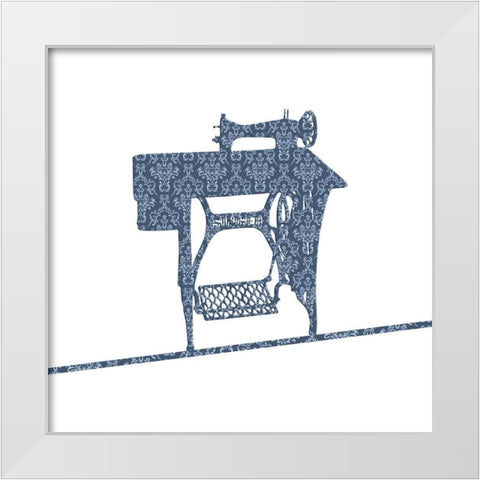 Tailor 3 White Modern Wood Framed Art Print by Phillip, Jamie