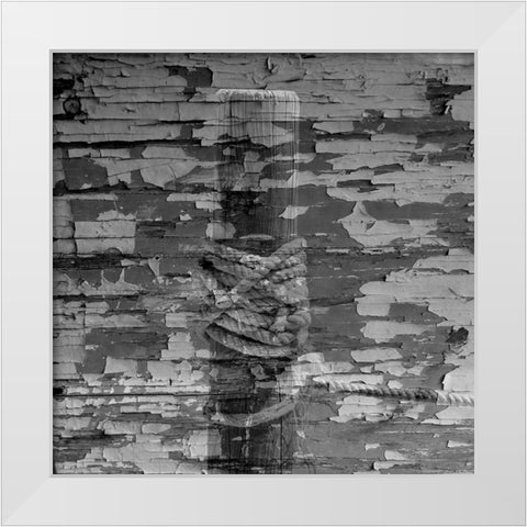 By The Sea 3 White Modern Wood Framed Art Print by Phillip, Jamie