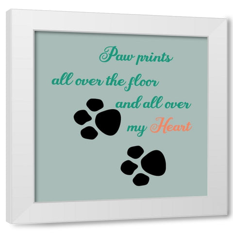 Old Dog 2 White Modern Wood Framed Art Print by Phillip, Jamie