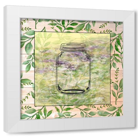 Kitchen Jar White Modern Wood Framed Art Print by Phillip, Jamie