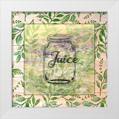 Juice Jar White Modern Wood Framed Art Print by Phillip, Jamie