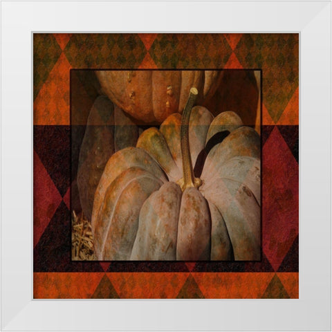 Give Thanks 1 White Modern Wood Framed Art Print by Phillip, Jamie
