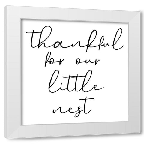 Nest White Modern Wood Framed Art Print by Phillip, Jamie