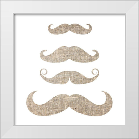 Brostache White Modern Wood Framed Art Print by Phillip, Jamie