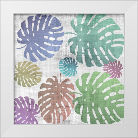Tropical Rain 4 White Modern Wood Framed Art Print by Phillip, Jamie