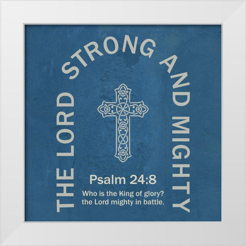 The Lord 2 White Modern Wood Framed Art Print by Phillip, Jamie