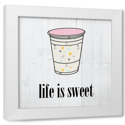 Pink Lemonade 3 White Modern Wood Framed Art Print by Phillip, Jamie