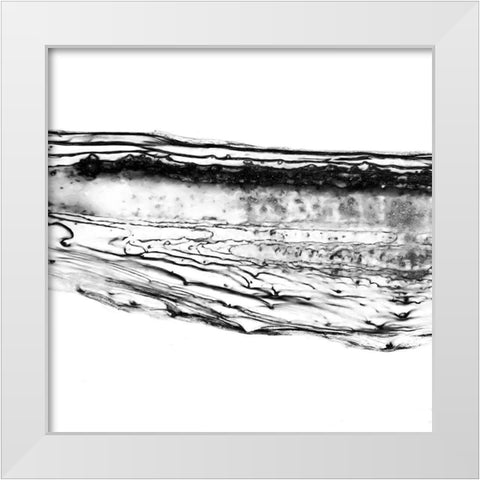 Spoken Intention 1 White Modern Wood Framed Art Print by Phillip, Jamie