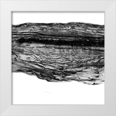 Spoken Intention 2 White Modern Wood Framed Art Print by Phillip, Jamie