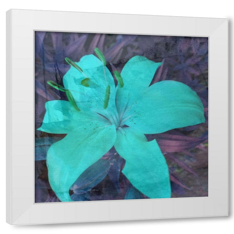 Love in The Garden 2 White Modern Wood Framed Art Print by Phillip, Jamie