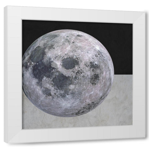 Moon Light 4 White Modern Wood Framed Art Print by Phillip, Jamie
