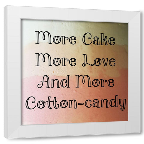 All Things Sweet White Modern Wood Framed Art Print by Phillip, Jamie