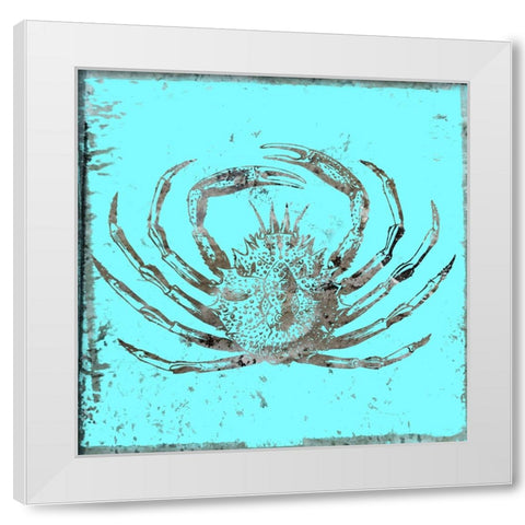 Whay So Crabby White Modern Wood Framed Art Print by Phillip, Jamie