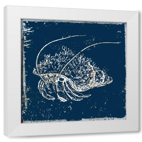 Whay So Crabby 5 White Modern Wood Framed Art Print by Phillip, Jamie