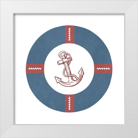 Float White Modern Wood Framed Art Print by Phillip, Jamie