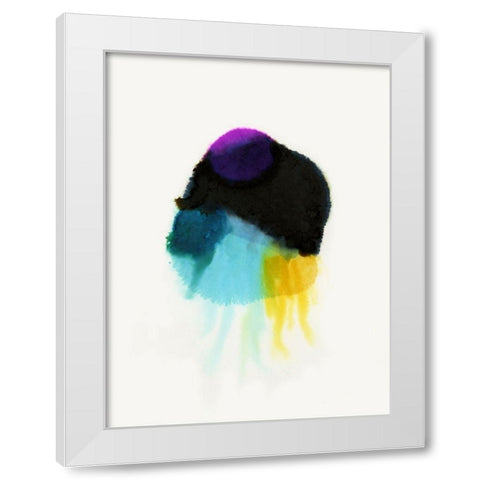 Squid Ink White Modern Wood Framed Art Print by Urban Road