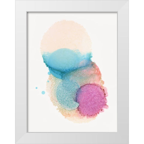 Crimson Dreaming White Modern Wood Framed Art Print by Urban Road