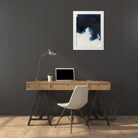 Swell Regal White Modern Wood Framed Art Print by Urban Road