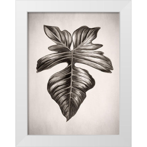 Verdure III Sepia White Modern Wood Framed Art Print by Urban Road
