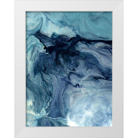 Oceanography White Modern Wood Framed Art Print by Urban Road