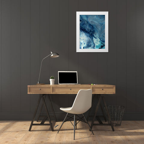 Bermuda White Modern Wood Framed Art Print by Urban Road