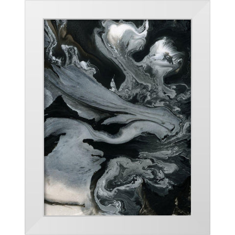 Villarrica White Modern Wood Framed Art Print by Urban Road