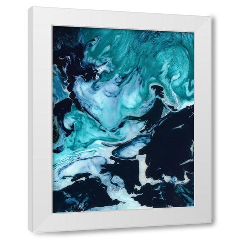 Lunar White Modern Wood Framed Art Print by Urban Road