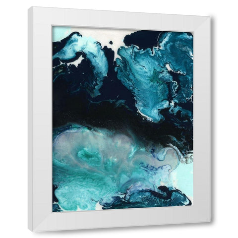Apollo White Modern Wood Framed Art Print by Urban Road