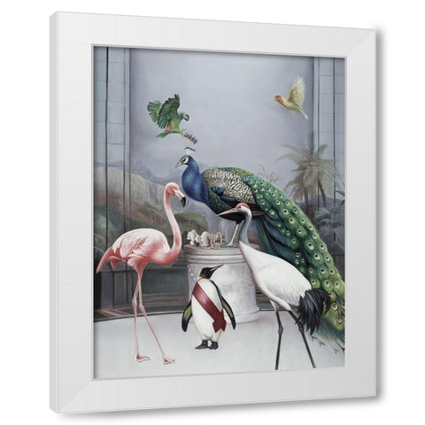 The Coronation  White Modern Wood Framed Art Print by Urban Road