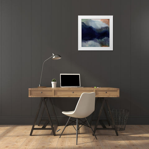 Burnished III  White Modern Wood Framed Art Print by Urban Road