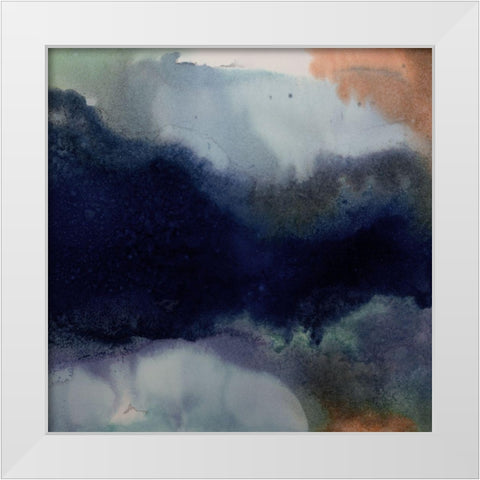 Burnished III  White Modern Wood Framed Art Print by Urban Road