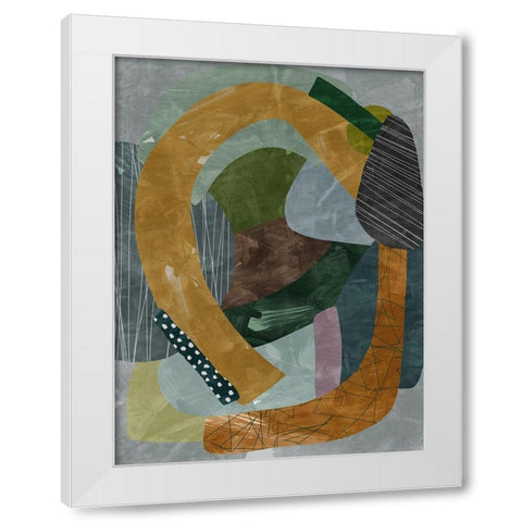 Labyrinth II  White Modern Wood Framed Art Print by Urban Road