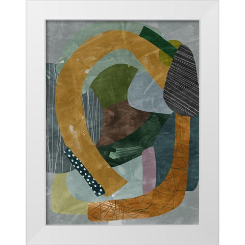Labyrinth II  White Modern Wood Framed Art Print by Urban Road