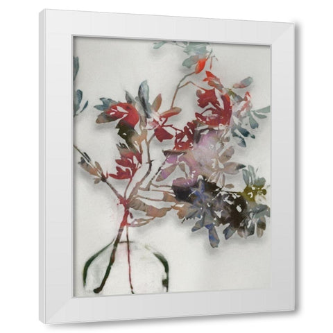 Winter Posy I  White Modern Wood Framed Art Print by Urban Road