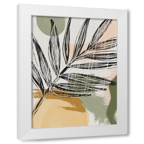 Palmier I  White Modern Wood Framed Art Print by Urban Road